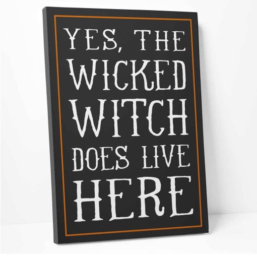 Gearhuman 3D Wicked Witch Does Live Here Canvas - Image 2