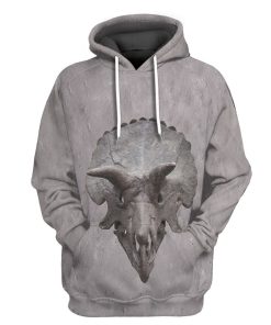 Gearhuman 3D Triceratop Skull Tshirt Hoodie Apparel
