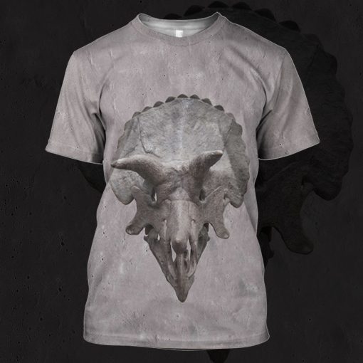 Gearhuman 3D Triceratop Skull Tshirt Hoodie Apparel - Image 11