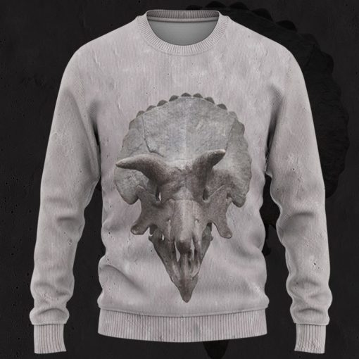 Gearhuman 3D Triceratop Skull Tshirt Hoodie Apparel - Image 10