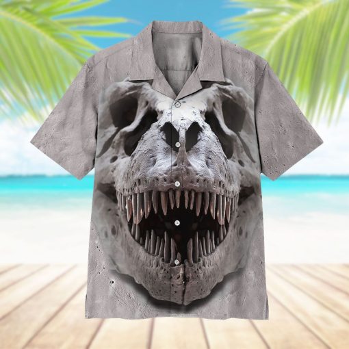 Gearhuman 3D Gearhuman 3D T-rex Skull Hawaii Shirt - Image 5