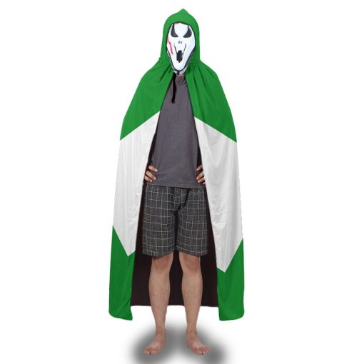 Gearhumans 3D Green Ranger Custom Hooded Cloak - Image 3