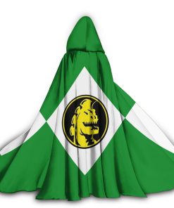 Gearhumans 3D Green Ranger Custom Hooded Cloak