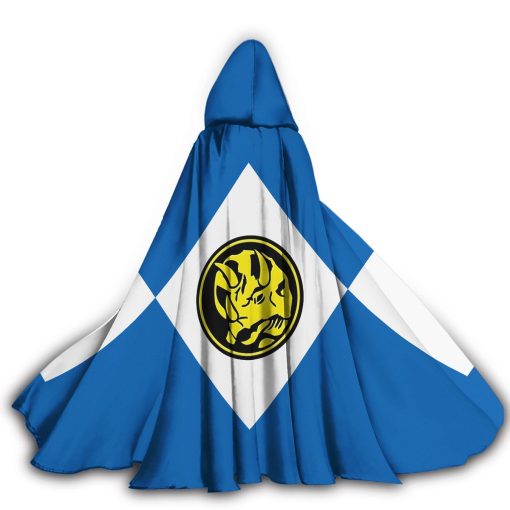 Gearhumans 3D Blue Ranger Custom Hooded Cloak 1 Gearhumans 3D Blue Ranger Custom Hooded Cloak