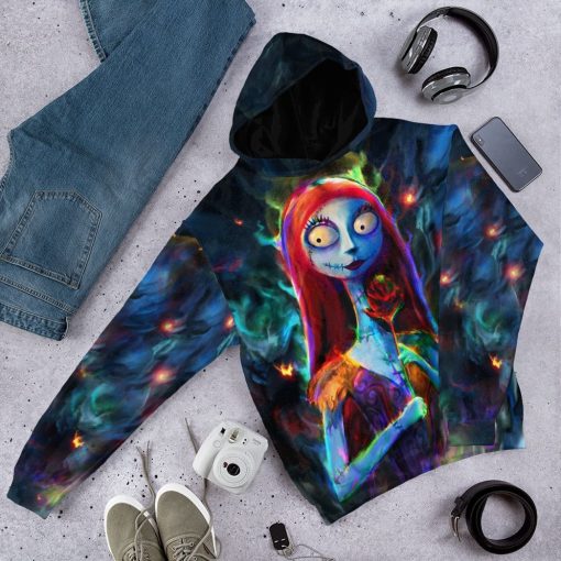 Gearhumans 3D Sally in Halloween Custom Hoodie Tshirt Apparel - Image 13