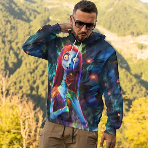 Gearhumans 3D Sally in Halloween Custom Hoodie Tshirt Apparel - Image 14