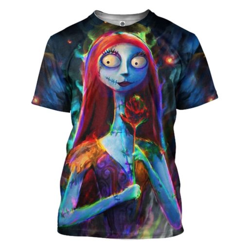 Gearhumans 3D Sally in Halloween Custom Hoodie Tshirt Apparel - Image 3