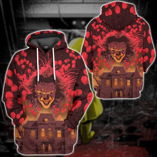 Gearhumans 3D You Will Float Too Custom Hoodie Tshirt Apparel - Image 11