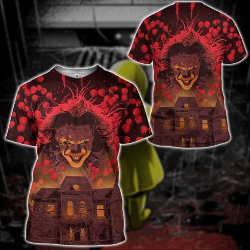 Gearhumans 3D You Will Float Too Custom Hoodie Tshirt Apparel - Image 12