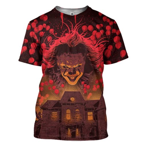 Gearhumans 3D You Will Float Too Custom Hoodie Tshirt Apparel - Image 4