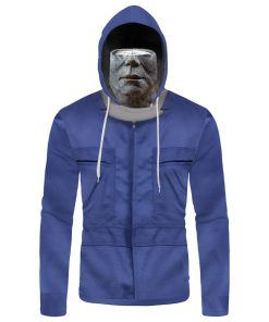 Gearhumans 3D Halloween Michael Myers Custom Bandana Mask Hoodie