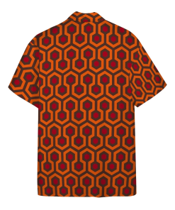 Alternative view of Gearhumans 3D Overlook Hotel Carpet The Shining Custom Hawaii Shirt