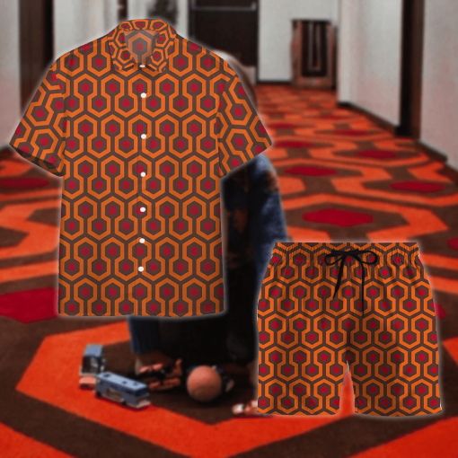 Gearhumans 3D Overlook Hotel Carpet The Shining Custom Hawaii Shirt 8 Gearhumans 3D Overlook Hotel Carpet The Shining Custom Hawaii Shirt - Image 8