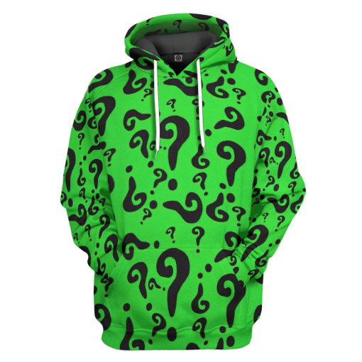 Gearhumans 3D DC The Riddler Custom TShirt Hoodie Apparel