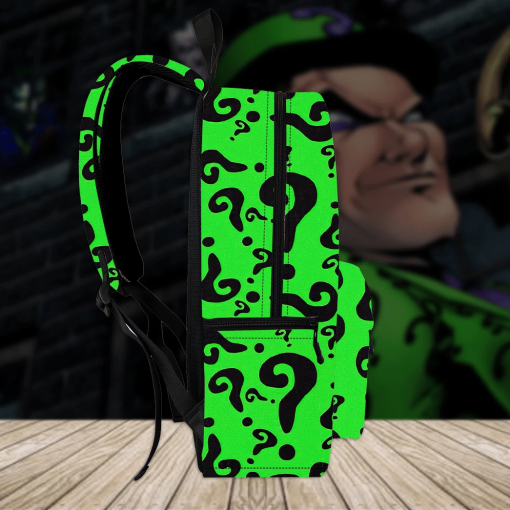 Gearhumans 3D DC The Riddler Custom Backpack - Image 6