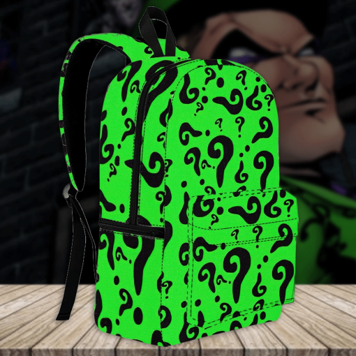 Gearhumans 3D DC The Riddler Custom Backpack - Image 5