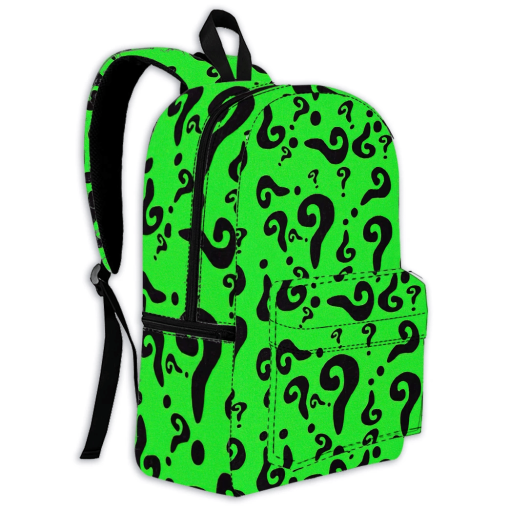 Gearhumans 3D DC The Riddler Custom Backpack - Image 2