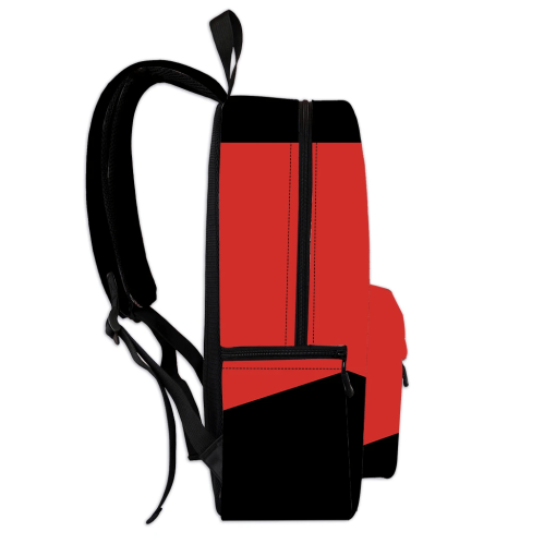 Gearhumans 3D S.T The Next Generation 1987 1994 Red Custom Name Backpack - Image 3