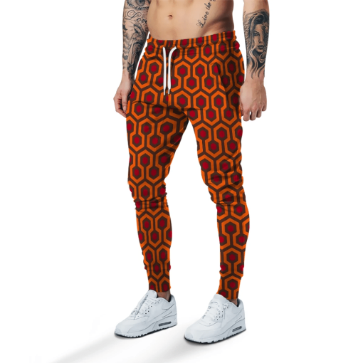 Gearhumans 3D Overlook Hotel Carpet Sweatpants - Image 3