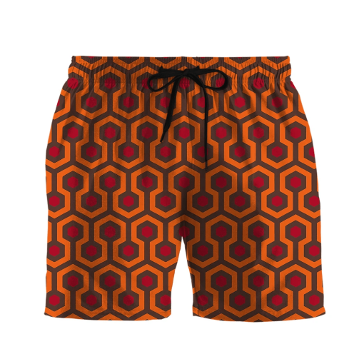 Gearhumans 3D Overlook Hotel Carpet The Shining Custom Men Shorts