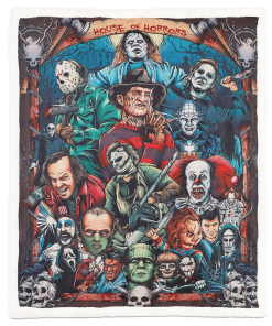 Gearhumans House Of Horror Blanket