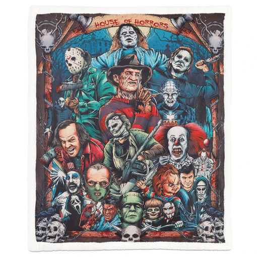 Gearhumans House Of Horror Blanket