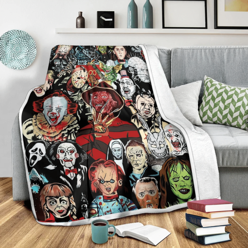 Gearhumans Halloween Horror Movie Killer Blanket