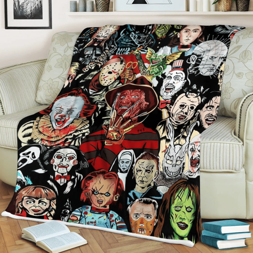 Gearhumans Halloween Horror Movie Killer Blanket