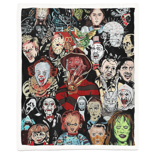 Gearhumans Halloween Horror Movie Killer Blanket