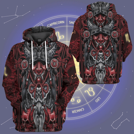 Gearhumans 3D The Dark Side of Scorpio Custom Tshirt Hoodie Apparel