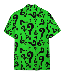 Alternative view of Gearhumans 3D DC The Riddler Custom Hawaii Shirt