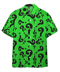 Gearhumans 3D DC The Riddler Custom Hawaii Shirt
