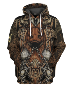 Gearhumans 3D The Dark Side of Taurus Custom Tshirt Hoodie Apparel