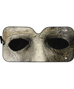 Gearhumans 3D Halloween Michael Myers Mask Custom Car Auto Sunshade
