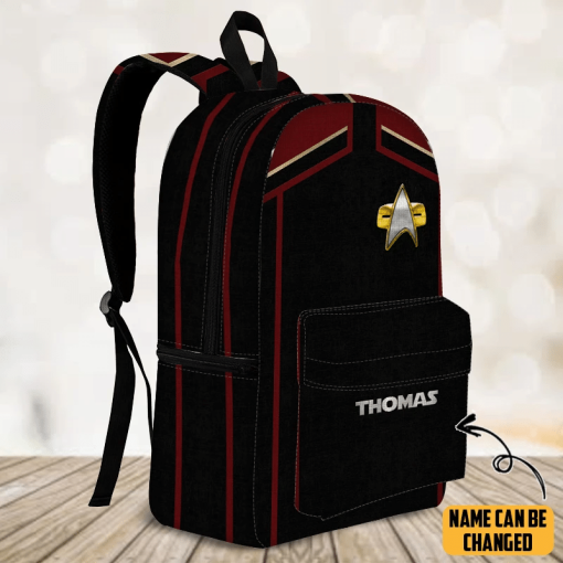 Gearhumans 3D S.T Picard 2020 Present Red Custom Name Backpack - Image 5