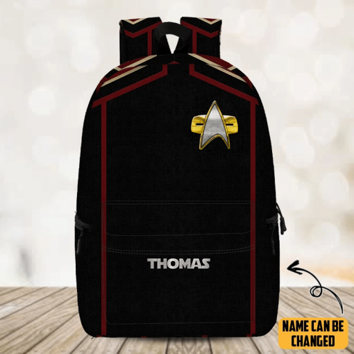 Gearhumans 3D S.T Picard 2020 Present Red Custom Name Backpack - Image 4