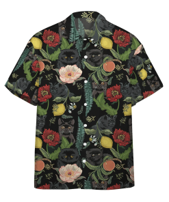 Gearhumans 3D Do You See Black Cats Custom Hawaii Shirt
