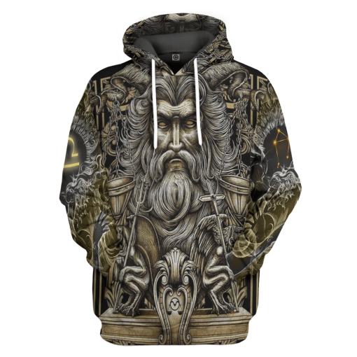 Gearhumans 3D The Dark Side of Libra Custom Tshirt Hoodie Apparel