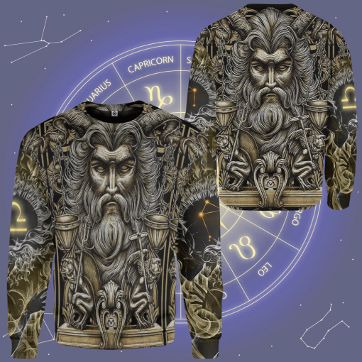 Gearhumans 3D The Dark Side of Libra Custom Tshirt Hoodie Apparel - Image 12