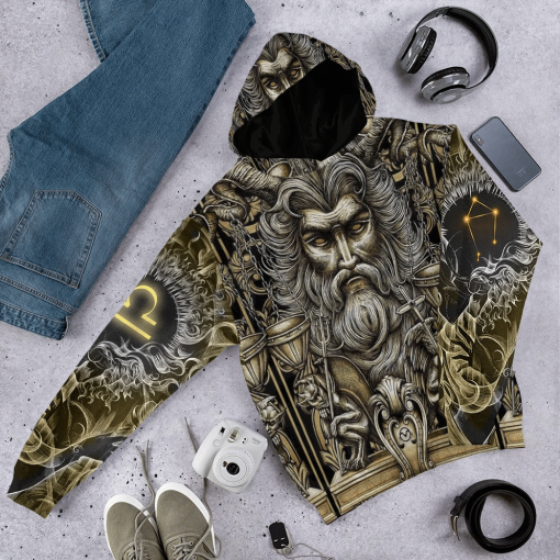 Gearhumans 3D The Dark Side of Libra Custom Tshirt Hoodie Apparel - Image 14