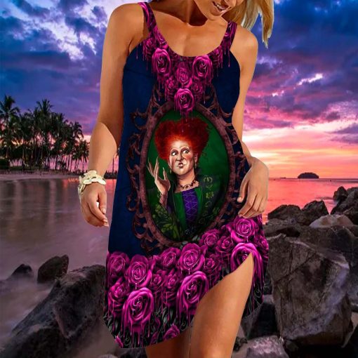 Gearhumans 3D Hocus Pocus Winifred Sanderson Custom Women Dress