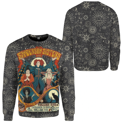 Gearhumans 3D Vintage Hocus Pocus Custom Tshirt Hoodie Apparel - Image 6