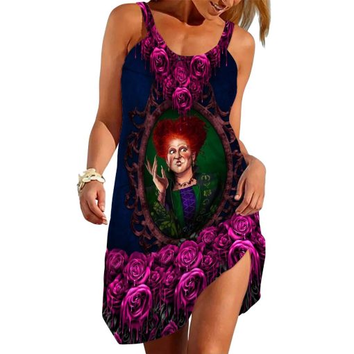 Gearhumans 3D Hocus Pocus Winifred Sanderson Custom Women Dress