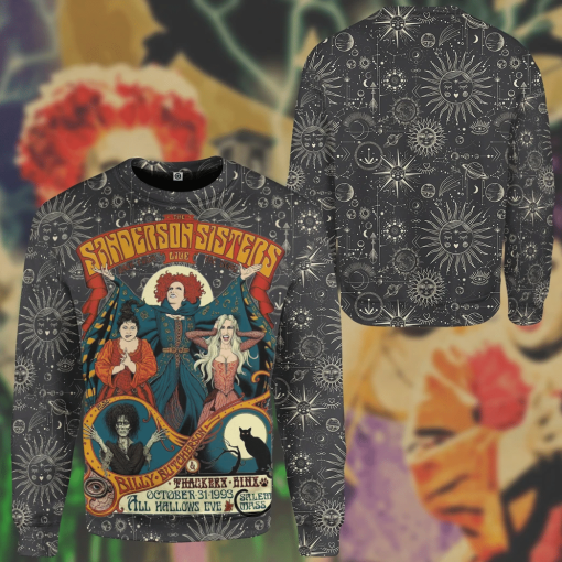 Gearhumans 3D Vintage Hocus Pocus Custom Tshirt Hoodie Apparel - Image 11