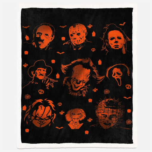 Gearhumans Halloween Horror Movie Murderer Blanket