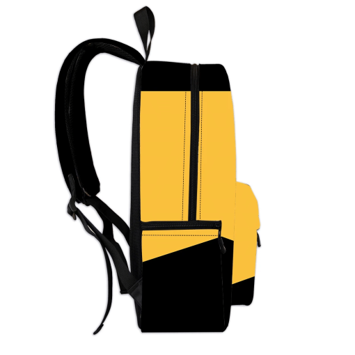 Gearhumans 3D S.T The Next Generation 1987 1994 Yellow Custom Name Backpack - Image 3