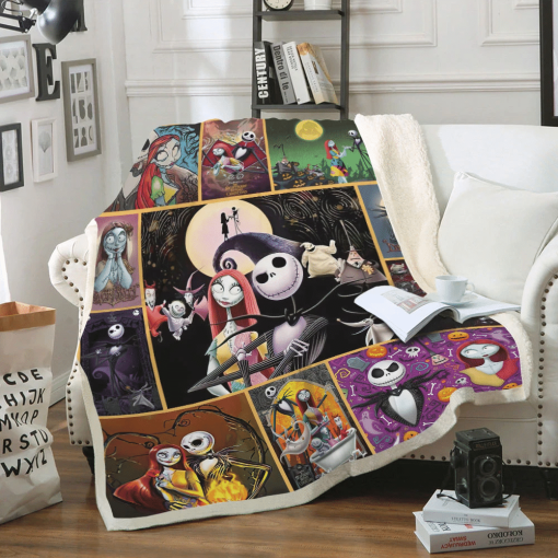 Gearhumans 3D Nightmare Before Christmas Blanket - Image 4