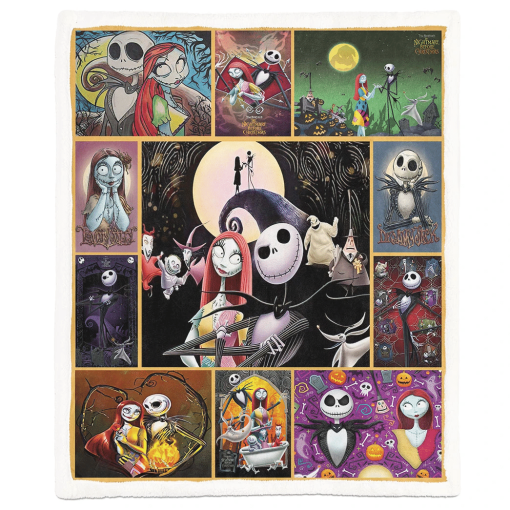 Gearhumans 3D Nightmare Before Christmas Blanket