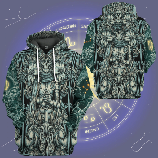 Gearhumans 3D The Dark Side Of Virgo Custom Tshirt Hoodie Apparel - Image 11