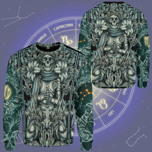 Gearhumans 3D The Dark Side Of Virgo Custom Tshirt Hoodie Apparel - Image 12